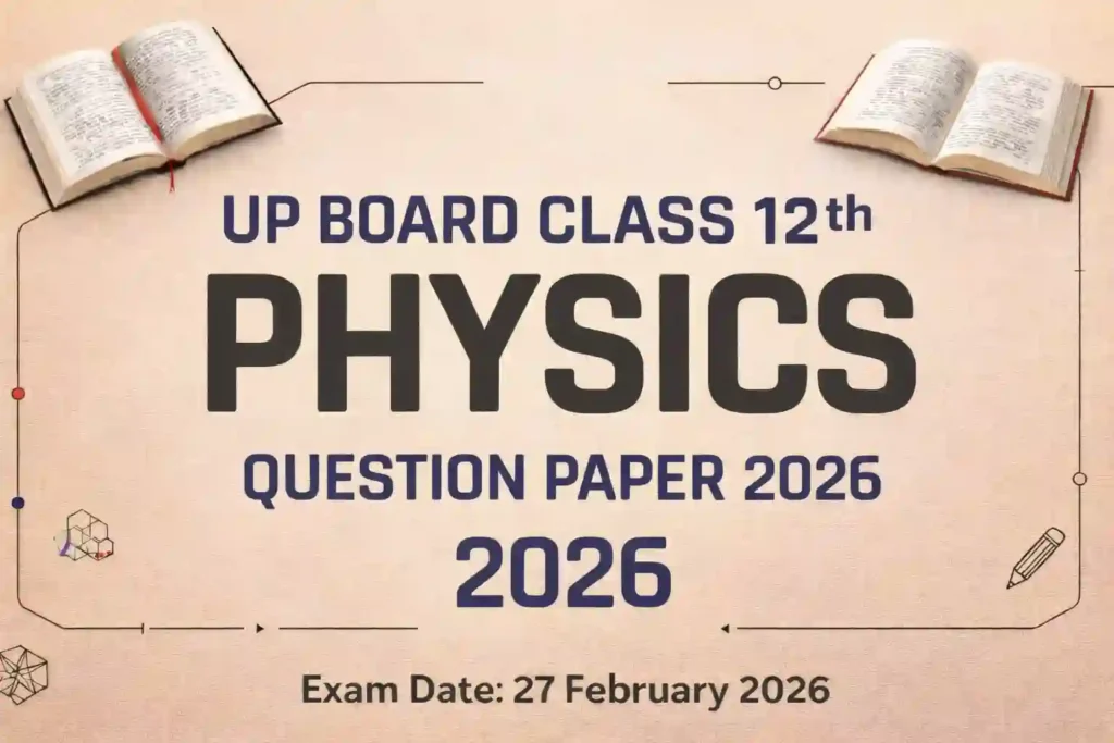 UP Board Class 12 Physics Question Paper