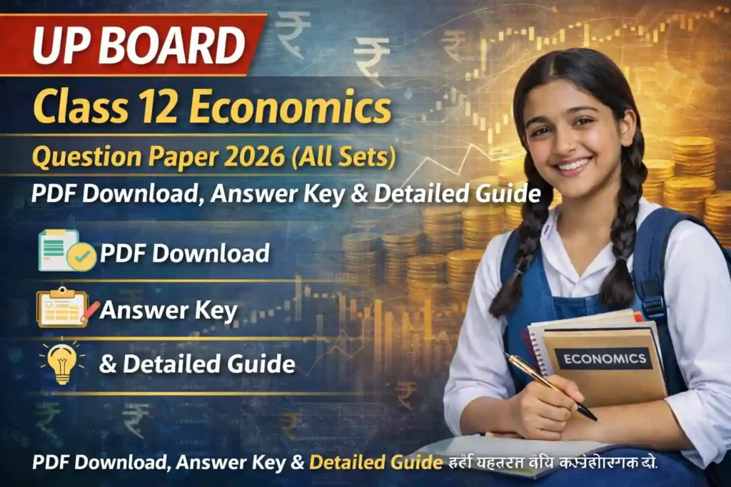 UP Board Class 12 Economics Question Paper 2026
