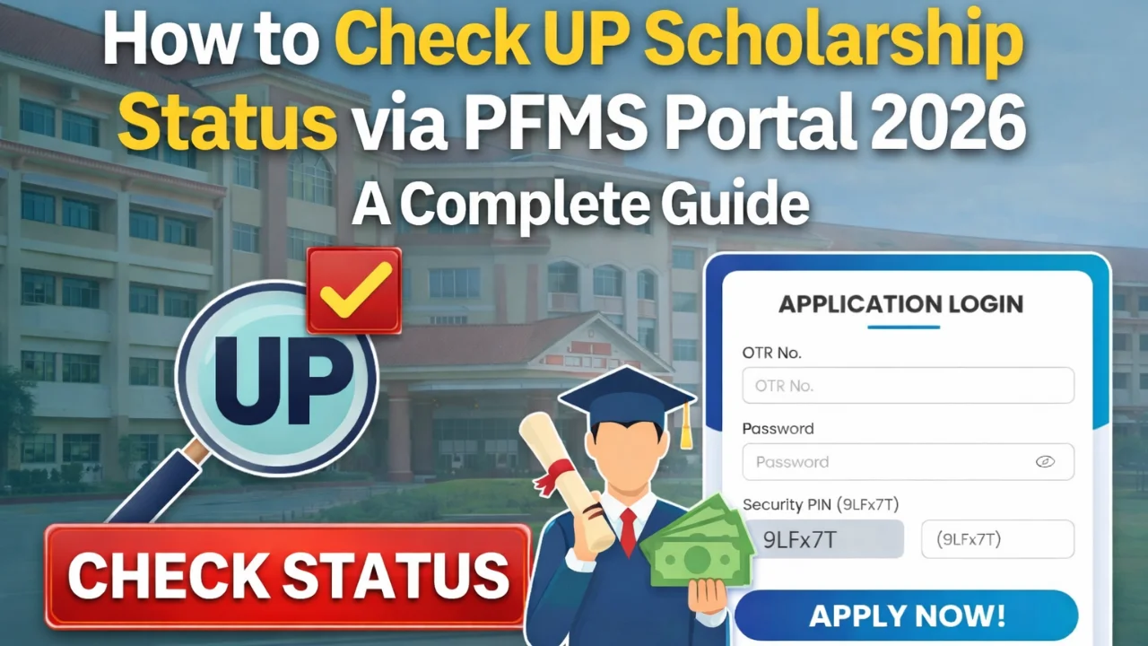 How to Check UP Scholarship Status