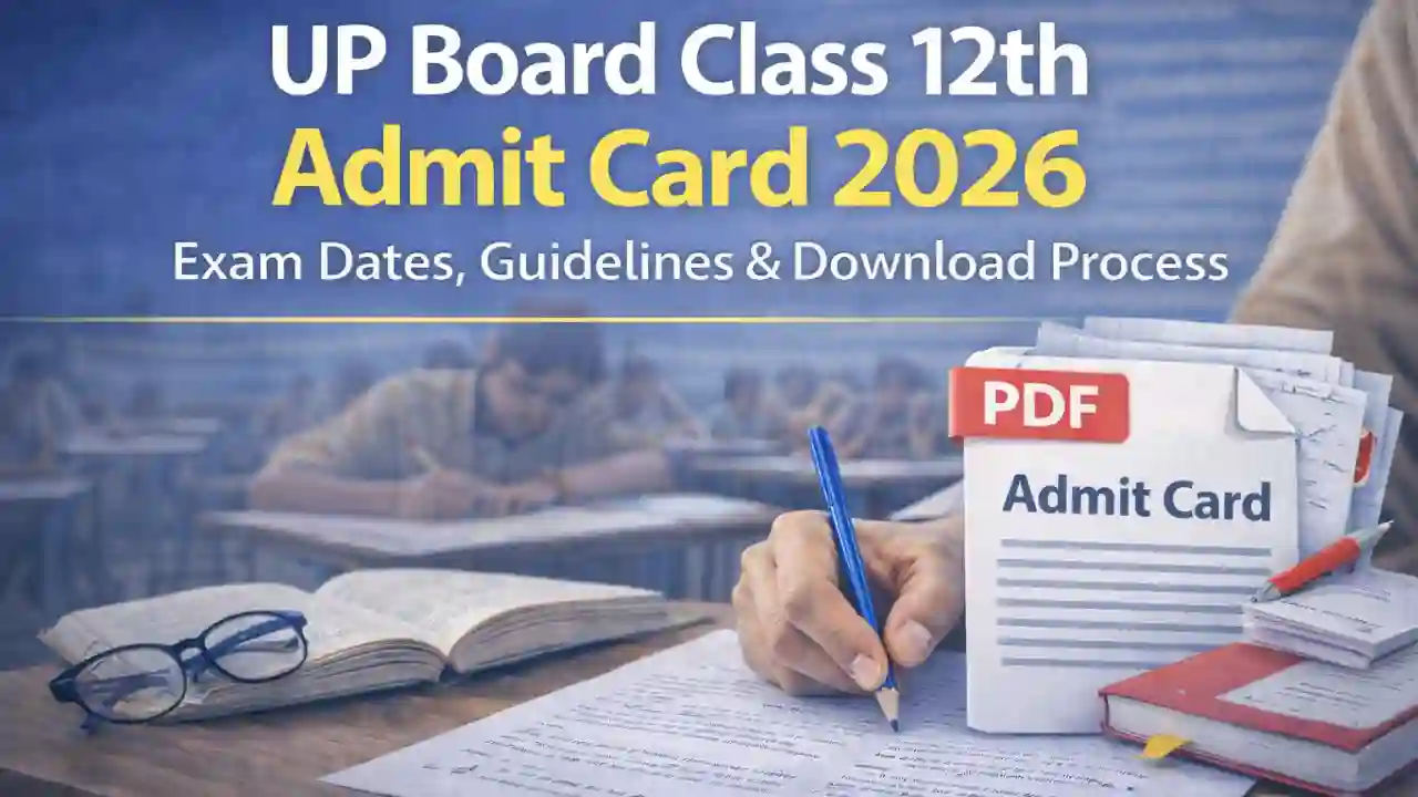 UP Board Class 12th Admit Card 2026